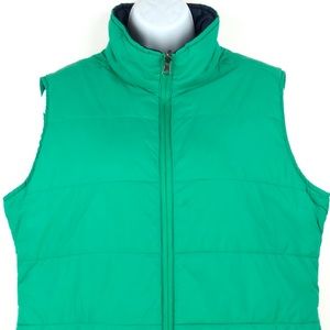 CHAMPION Vest Women’s XL Green Blue Reversible